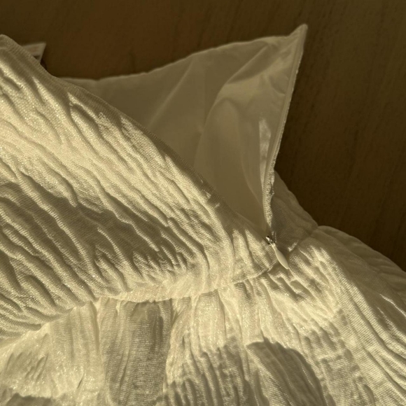 Zara Cream Ruffled Mini Skirt - Picture 3 of 3